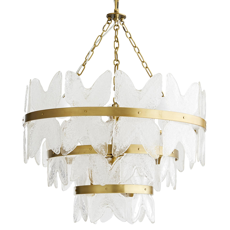 Люстра Arteriors MILLIE CHANDELIER Золотой Прозрачный Люстра Arteriors MILLIE CHANDELIER Золотой Прозрачный в Твери | Loft Concept