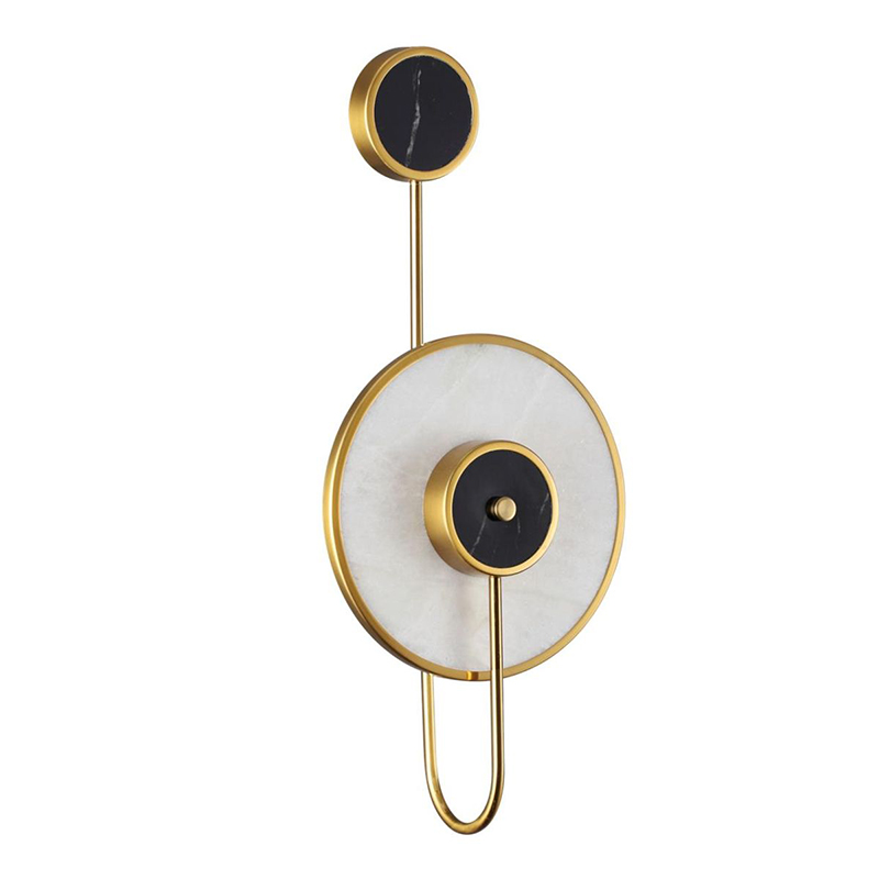 Бра Kaspar Wall lamp Черный Белый Золотой Бра Kaspar Wall lamp Черный Белый Золотой в Твери | Loft Concept
