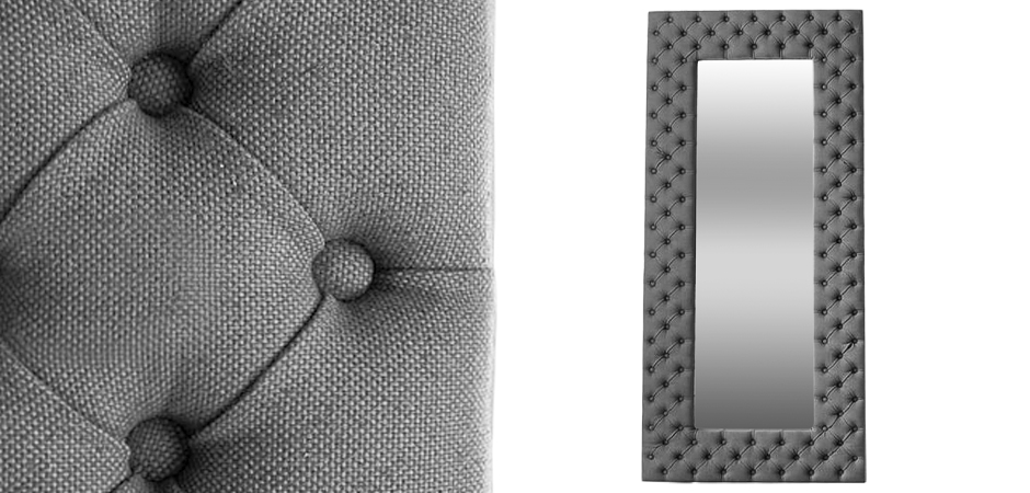 Зеркало Capitone Mirror Gray Зеркало Capitone Mirror Gray - Loft-Concept в Твери