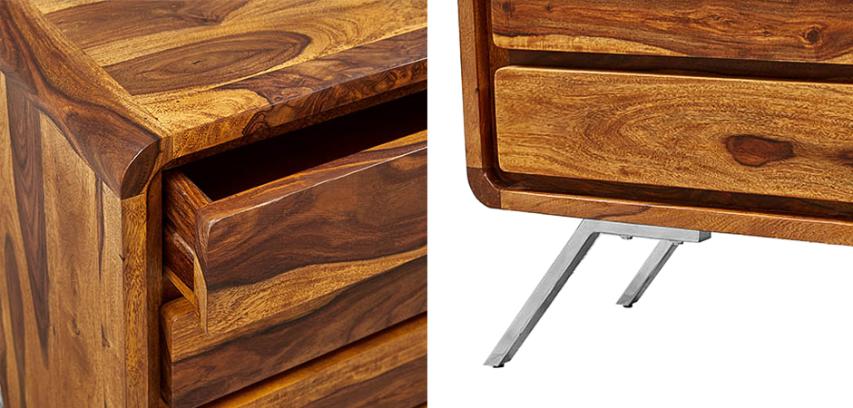 Комод деревянный на металлических ножках Liam Wood Commode Комод деревянный на металлических ножках Liam Wood Commode - Loft-Concept в Твери