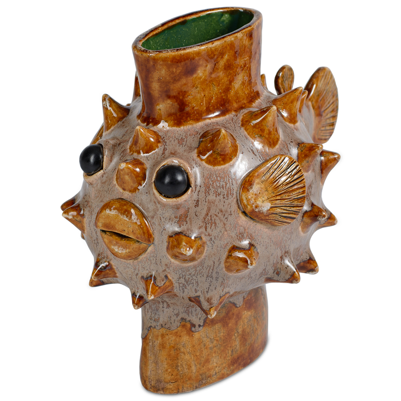 Ваза Puffer Fish Vase Карамель Ваза Puffer Fish Vase Карамель в Твери | Loft Concept