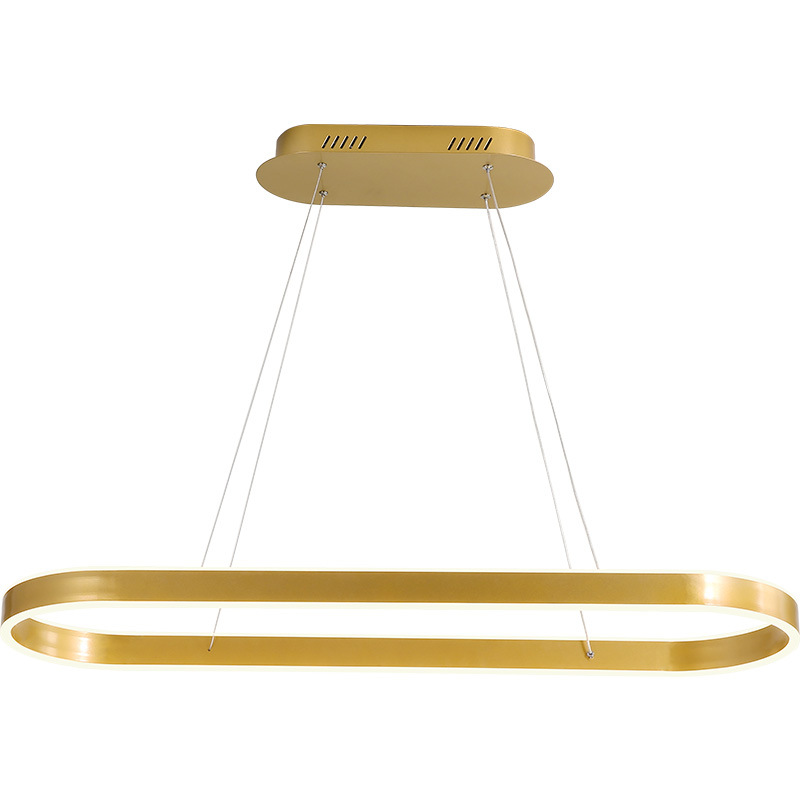 Люстра Ribbon Oval Chandelier Золотой Люстра Ribbon Oval Chandelier Золотой в Твери | Loft Concept