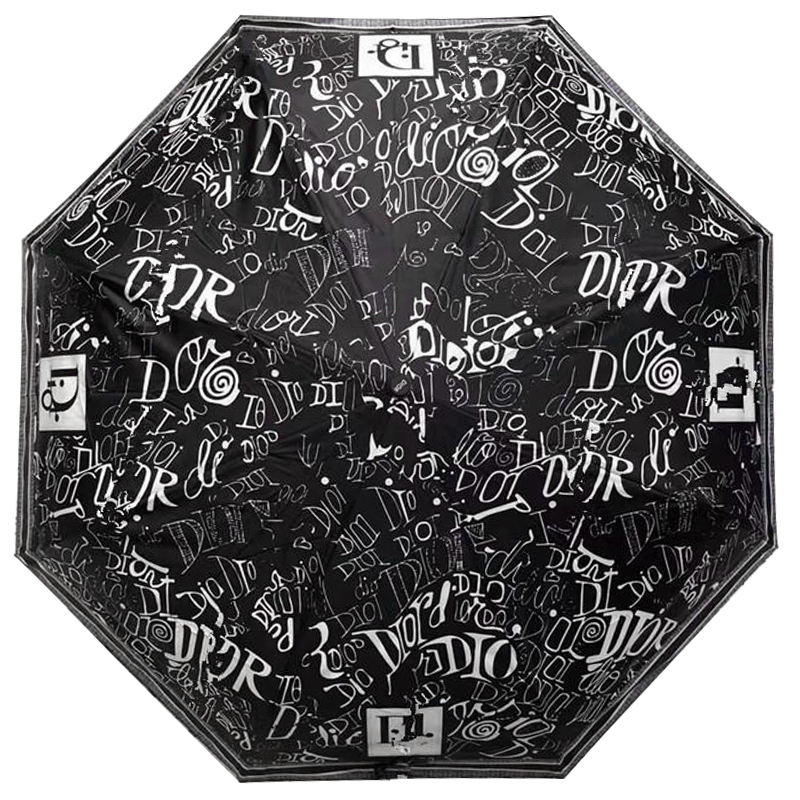 Зонт раскладной CHRISTIAN DIOR дизайн 011 Черный цвет Черный Зонт раскладной CHRISTIAN DIOR дизайн 011 Черный цвет Черный в Твери | Loft Concept