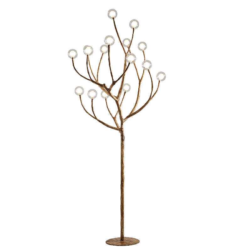 Торшер Tree branch Floor lamp Коричневый Белый Торшер Tree branch Floor lamp Коричневый Белый в Твери | Loft Concept