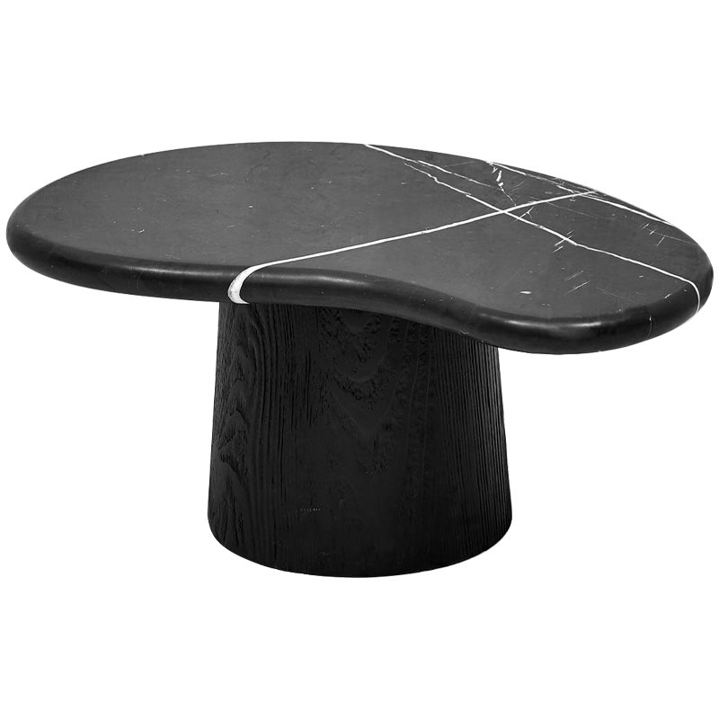 Кофейный стол Geoffroy Coffee Table Черный Мрамор Nero Черный матовый Кофейный стол Geoffroy Coffee Table Черный Мрамор Nero Черный матовый в Твери | Loft Concept