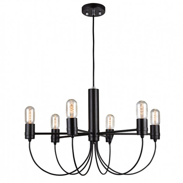 Люстра Loft Bars Fountain Chandelier 6 Черный Люстра Loft Bars Fountain Chandelier 6 Черный в Твери | Loft Concept