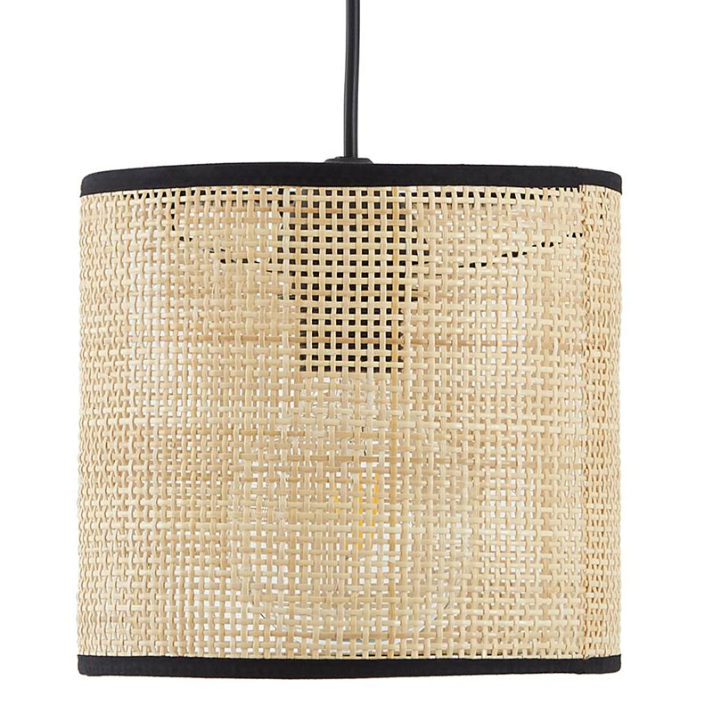 Подвесной светильник Ottar Wicker beige black Бежевый Черный в Твери | Loft Concept 