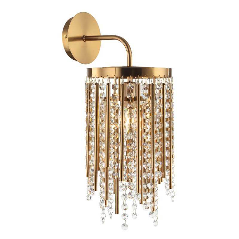 Бра Crystal Wind Chimes Bronze Wall Lamp Бронза Прозрачный Бра Crystal Wind Chimes Bronze Wall Lamp Бронза Прозрачный в Твери | Loft Concept