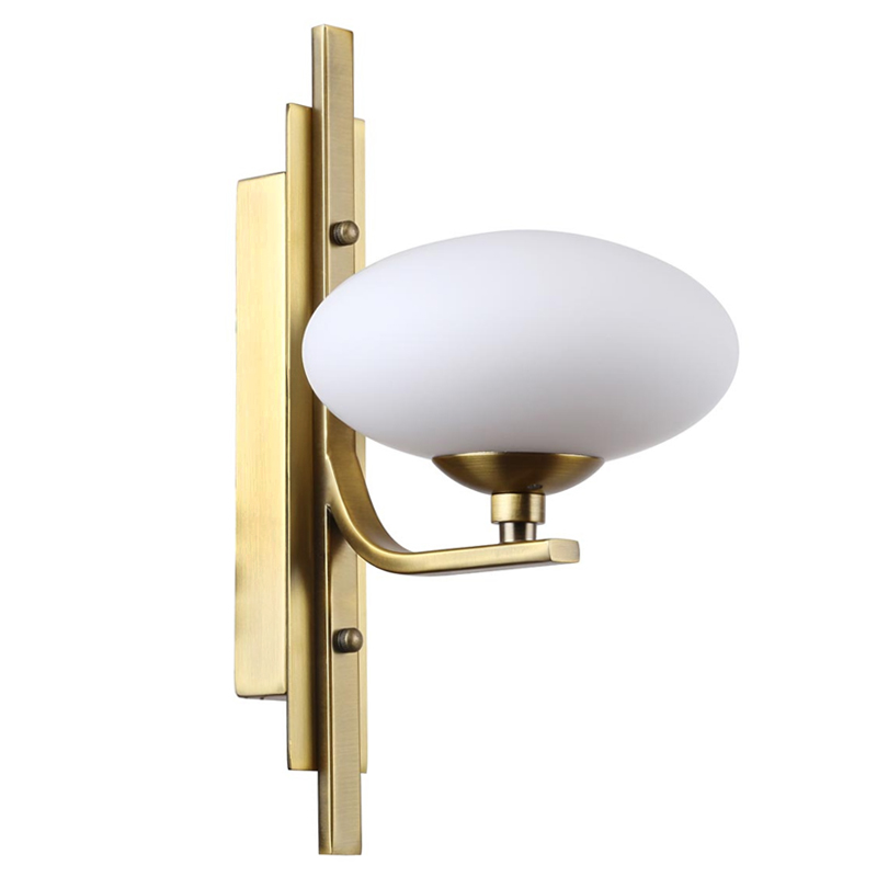 Oval Balls Mushrooms Wall Lamp Brass Латунь Прозрачный белый Oval Balls Mushrooms Wall Lamp Brass Латунь Прозрачный белый в Твери | Loft Concept