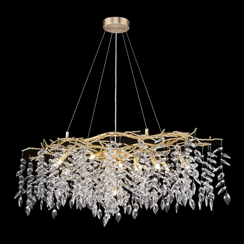 Хрустальная Люстра Diana Gold Золотой Хрустальная Люстра Diana Gold Золотой в Твери | Loft Concept