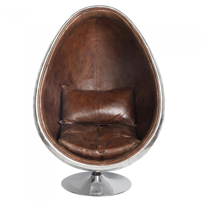 Кресло яйцо Aviator Egg Chair Коричневый в Твери | Loft Concept 