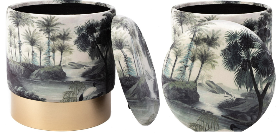 Пуф PUF Jungle Print river&tree small Пуф PUF Jungle Print river&tree small - Loft-Concept в Твери
