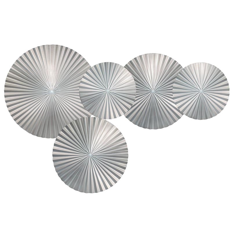 Арт-объект Apollo Silver Wall Plaque Disc 5 Серебряный Арт-объект Apollo Silver Wall Plaque Disc 5 Серебряный в Твери | Loft Concept