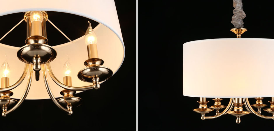 Люстра Jellyfish Gold с Абажуром - Loft-Concept в Твери