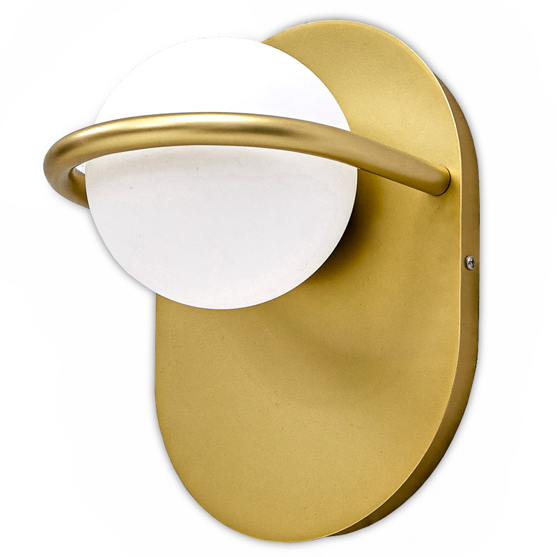 Бра Gold Holds Ball Sconces Золотой Белый в Твери | Loft Concept 