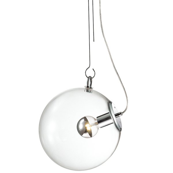 Подвесной светильник Miconos Pendant Хром Прозрачный Подвесной светильник Miconos Pendant Хром Прозрачный в Твери | Loft Concept