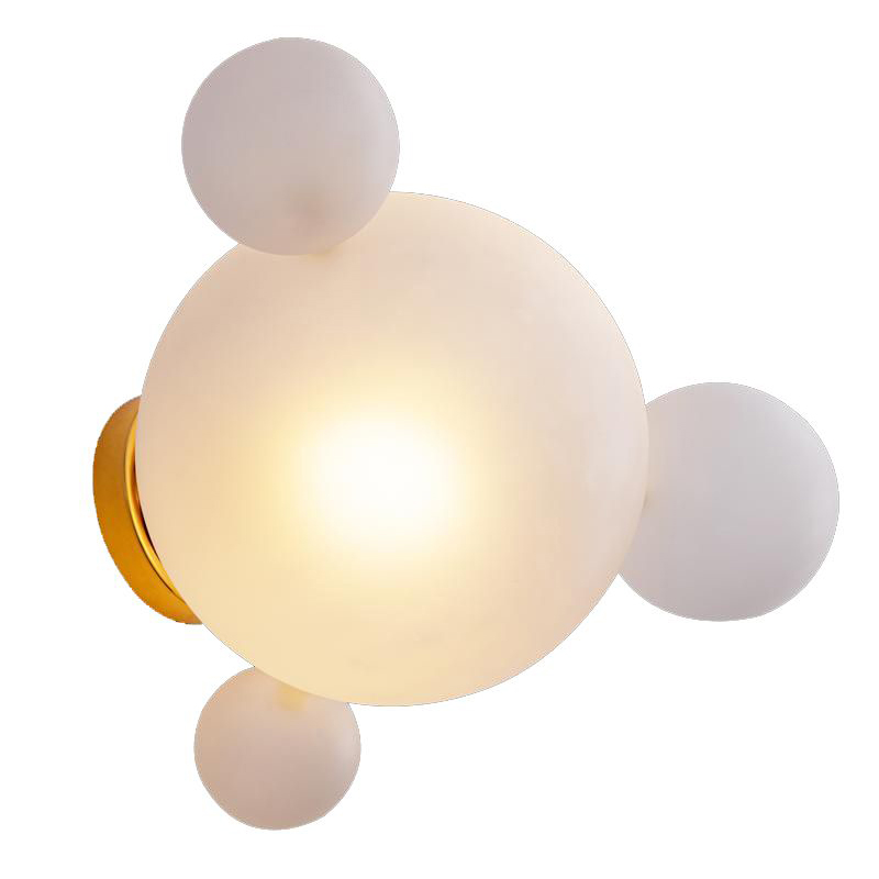 Бра Giopato & Coombes Bolle Wall 04 Bubbles white Белый Золотой Бра Giopato & Coombes Bolle Wall 04 Bubbles white Белый Золотой в Твери | Loft Concept