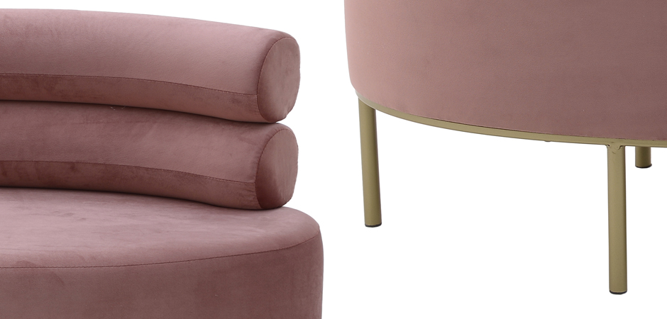 Кушетка Fening Lounge Pink Кушетка Fening Lounge Pink - Loft-Concept в Твери
