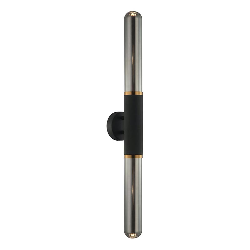 Бра Grover Black Grey Wall Lamp Серый Черный Глянцевое золото Бра Grover Black Grey Wall Lamp Серый Черный Глянцевое золото в Твери | Loft Concept