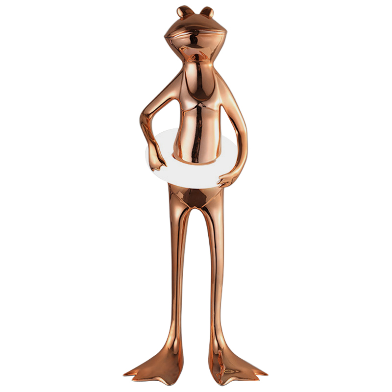 Торшер Resort Frog With Swim Ring Lamp Золотой Белый Торшер Resort Frog With Swim Ring Lamp Золотой Белый в Твери | Loft Concept