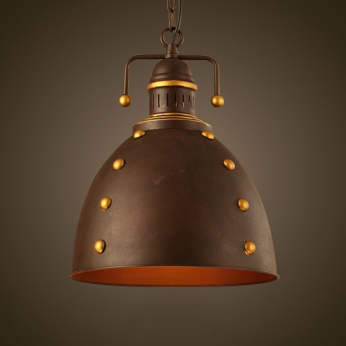 Подвесной светильник Stout Helmet #1 Коричневый в Твери | Loft Concept 