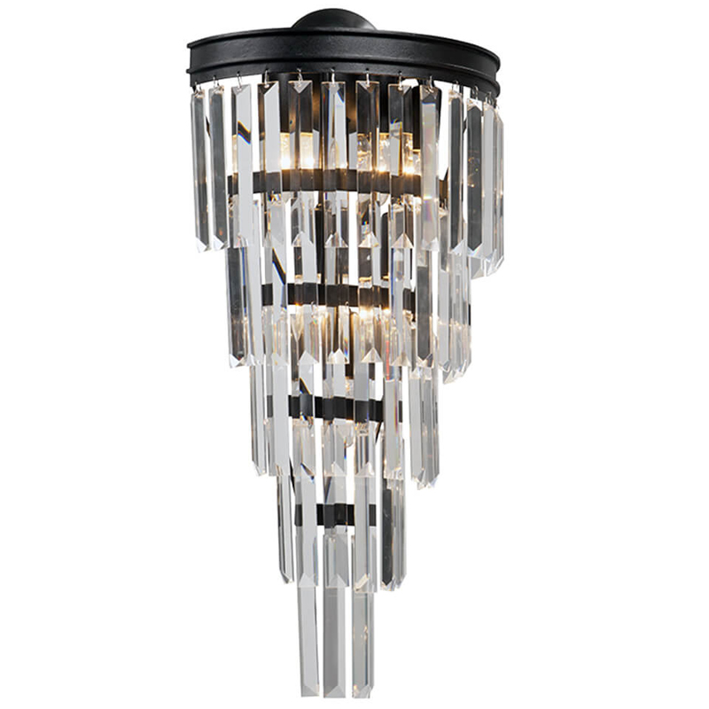 Бра Стеклянные подвесы Helix Glass Odeon CLEAR Crystal Черный Бра Стеклянные подвесы Helix Glass Odeon CLEAR Crystal Черный в Твери | Loft Concept