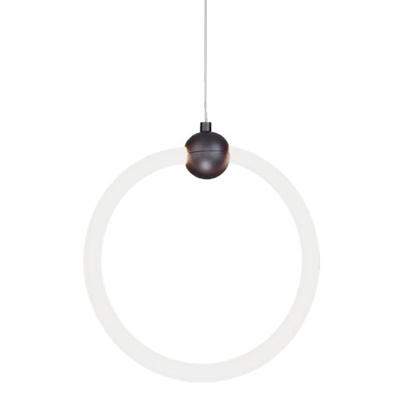 Подвесной светильник RING LIGHT Black Черный Белый в Твери | Loft Concept 