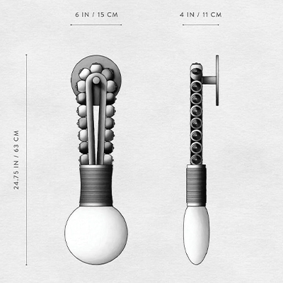 Бра TALISMAN LOOP SCONCE по дизайну студии Apparatus Бра TALISMAN LOOP SCONCE по дизайну студии Apparatus в Твери