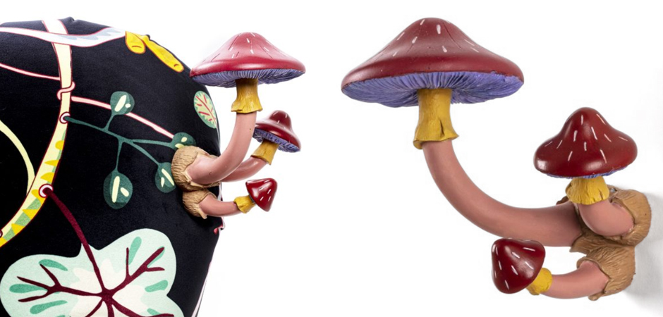 Аксессуар Seletti Hangers Mushroom Coloured Аксессуар Seletti Hangers Mushroom Coloured - Loft-Concept в Твери