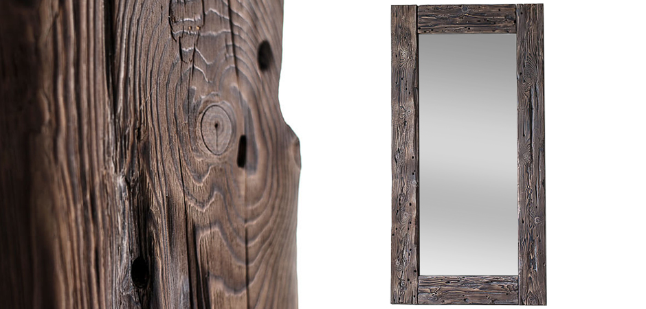 Зеркало Aged Wood Mirror Зеркало Aged Wood Mirror - Loft-Concept в Твери