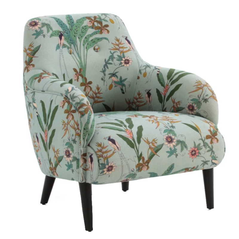 Кресло Lipstick Fauteuil melange lin Зеленый шалфей Кресло Lipstick Fauteuil melange lin Зеленый шалфей в Твери | Loft Concept
