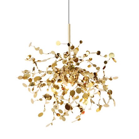 Люстра Terzani Argent Suspension Pendant lamp 40 Gold Глянцевое золото Люстра Terzani Argent Suspension Pendant lamp 40 Gold Глянцевое золото в Твери | Loft Concept