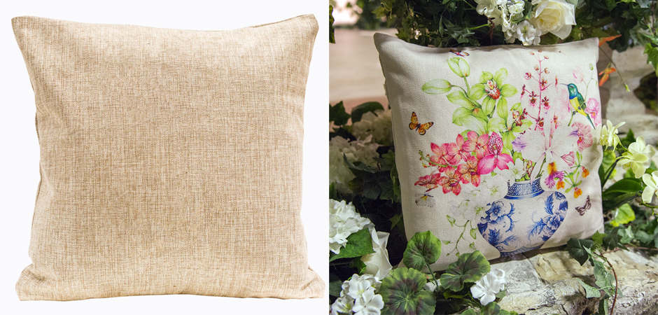 Декоративная подушка Orchids and Iris Pillow Декоративная подушка Orchids and Iris Pillow - Loft-Concept в Твери