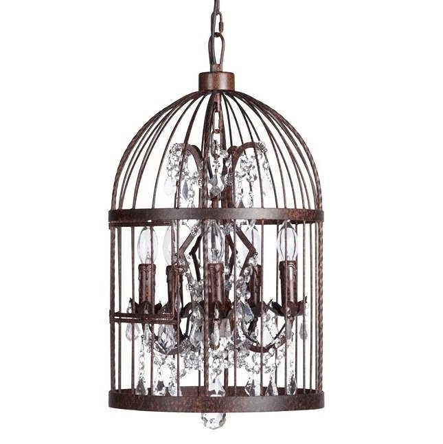 Люстра BirdCage Brown 35 Коричневый Люстра BirdCage Brown 35 Коричневый в Твери | Loft Concept