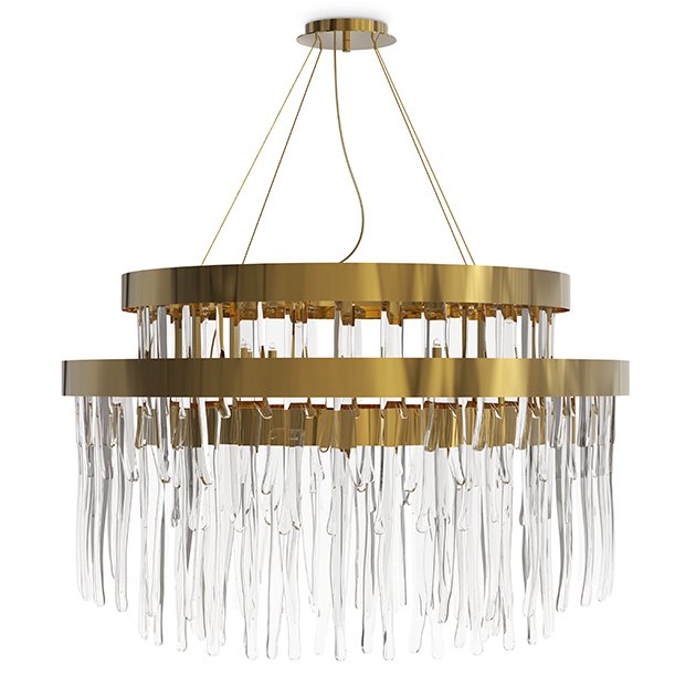 Люстра Luxxu Babel suspension Глянцевое золото Прозрачное Стекло Люстра Luxxu Babel suspension Глянцевое золото Прозрачное Стекло в Твери | Loft Concept