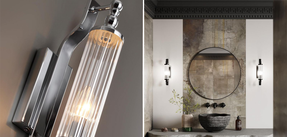 Бра Glass TUBE Серебристое Бра Glass TUBE Серебристое - Loft-Concept в Твери
