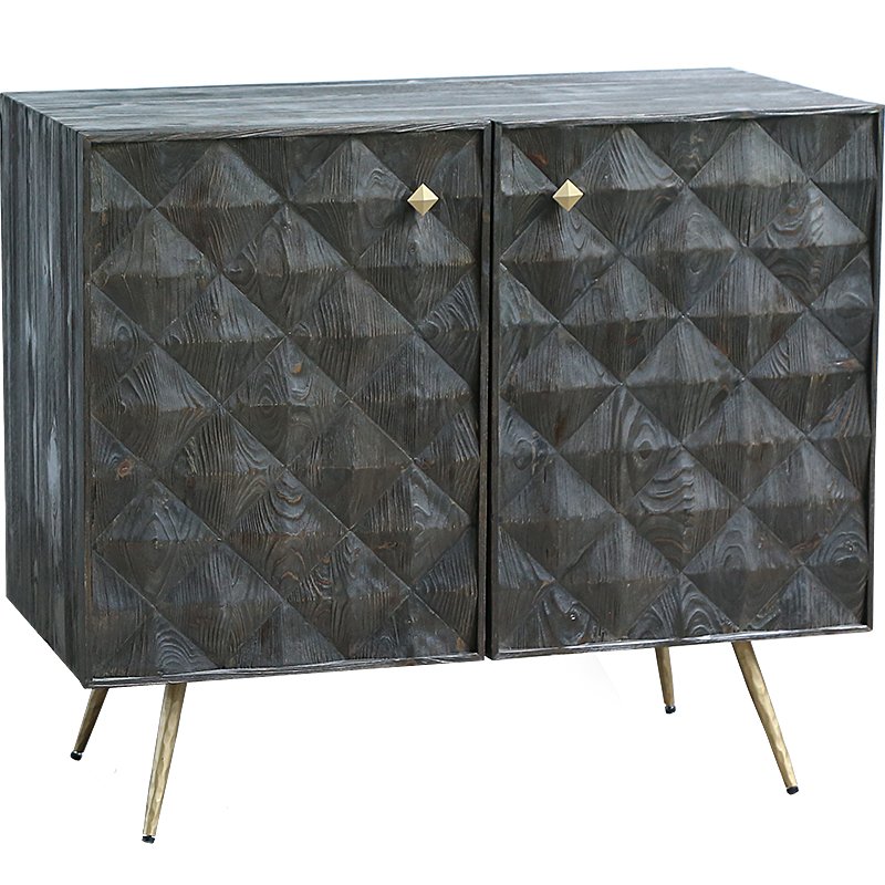 Комод Sideboard Reflect Латунь Черный Комод Sideboard Reflect Латунь Черный в Твери | Loft Concept