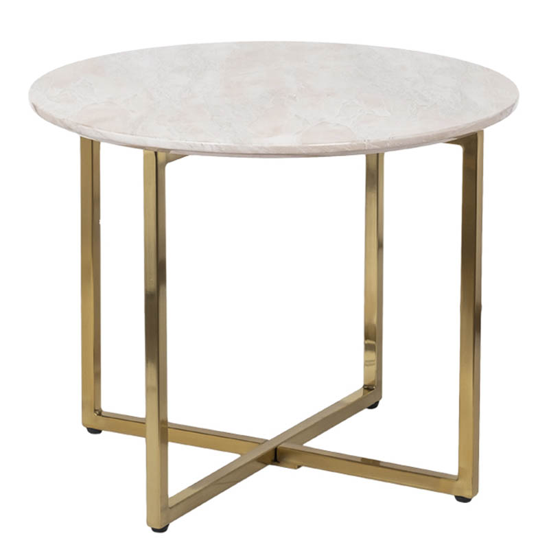 Приставной стол Esmond Side Table Латунь Приставной стол Esmond Side Table Латунь в Твери | Loft Concept