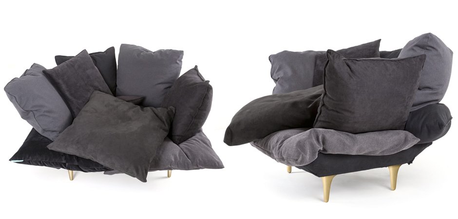 Кресло Seletti Armchair Comfy charcoal grey Кресло Seletti Armchair Comfy charcoal grey - Loft-Concept в Твери