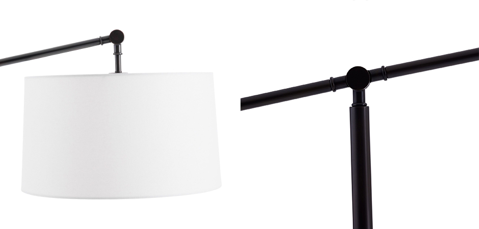 Торшер Arteriors NEWARK FLOOR LAMP Black Торшер Arteriors NEWARK FLOOR LAMP Black - Loft-Concept в Твери
