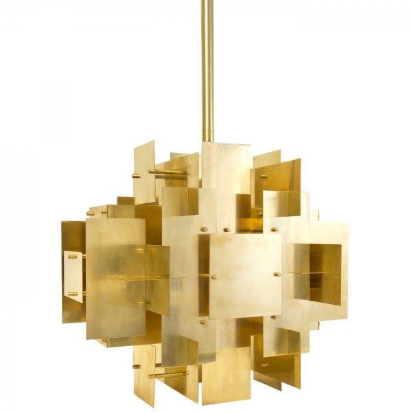 Люстра Jonathan Adler PUZZLE CHANDELIER Латунь Люстра Jonathan Adler PUZZLE CHANDELIER Латунь в Твери | Loft Concept