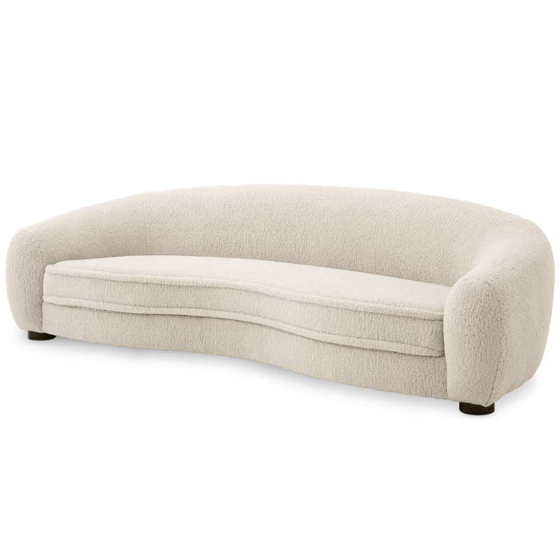 Диван Eichholtz Sofa Freud cream Кремовый Черный Диван Eichholtz Sofa Freud cream Кремовый Черный в Твери | Loft Concept