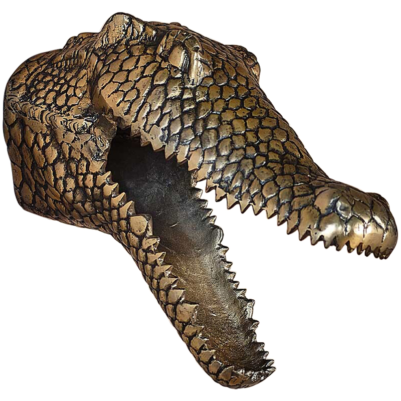 Аксессуар на стену Crocodile Винтажная латунь Аксессуар на стену Crocodile Винтажная латунь в Твери | Loft Concept