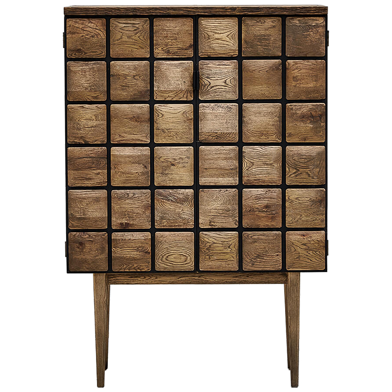 Комод из дуба с 2-мя дверцами Nakain chest of drawers Коричневый в Твери | Loft Concept 