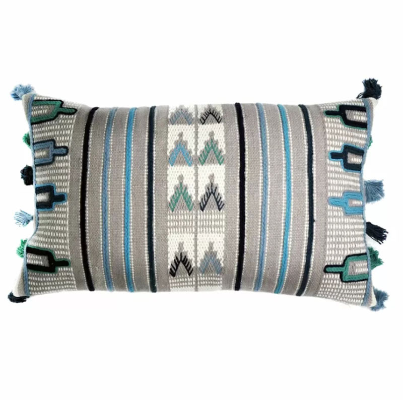 Чехол на подушку Blue Ikat Мульти Чехол на подушку Blue Ikat Мульти в Твери | Loft Concept