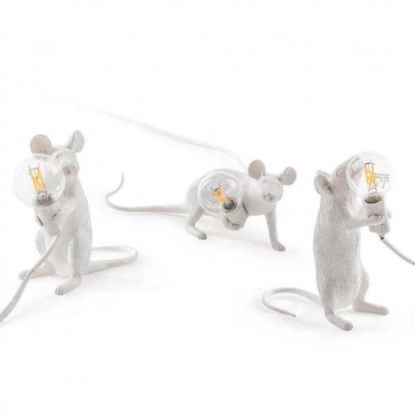 Настольная лампа Seletti Mouse Белый Настольная лампа Seletti Mouse Белый в Твери | Loft Concept