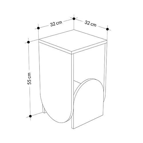 Стол приставной с овальными элементами бело-бежевого цвета NUN SIDE TABLE WHITE LIGHT MOCHA Стол приставной с овальными элементами бело-бежевого цвета NUN SIDE TABLE WHITE LIGHT MOCHA в Твери