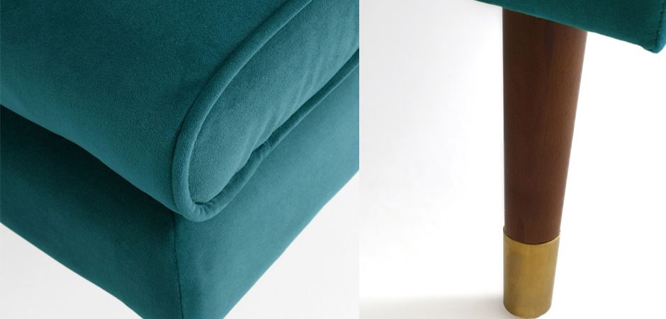 Пуф Classic Furniture сине-зеленый Пуф Classic Furniture сине-зеленый - Loft-Concept в Твери