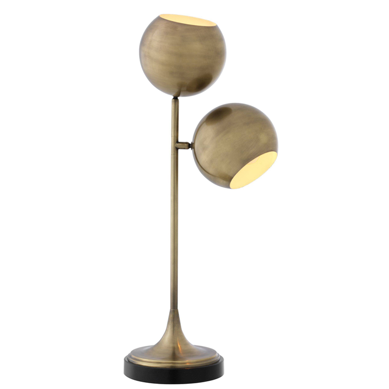 Настольная лампа Eichholtz Table Lamp Compton brass Латунь Античная полированная Черный Настольная лампа Eichholtz Table Lamp Compton brass Латунь Античная полированная Черный в Твери | Loft Concept