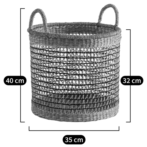 Круглая плетеная корзина Renee Wicker Basket Круглая плетеная корзина Renee Wicker Basket в Твери